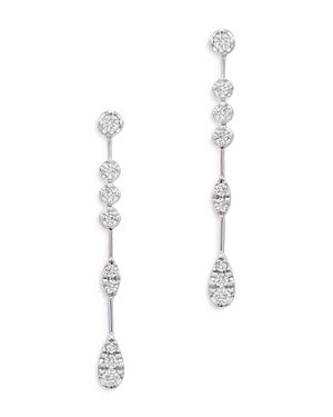 Bloomingdale's Diamond Line Earrings In 14k White Gold, 0.25 Ct. T.w. - 100% Exclusive