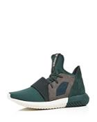 Adidas Tubular Defiant Suede Paneled Sneakers