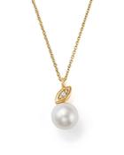 Ippolita 18k Yellow Gold Nova Cultured Freshwater Pearl & Diamond Pendant Necklace, 16