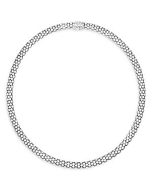 John Hardy Sterling Silver Dot Chain Collar Necklace, 16