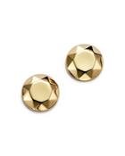 Bloomingdale's 14k Yellow Gold Faceted Dome Earrings