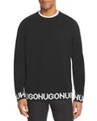 Hugo Shem Intarsia Logo Sweater