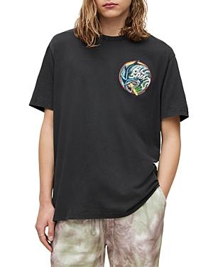 Allsaints Attack Cotton Graphic Tee