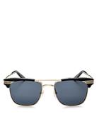 Gucci Brow Bar Square Sunglasses, 55mm