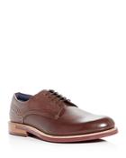 Ted Baker Men's Jhorge Mixed Leather Plain-toe Oxfords