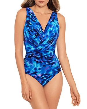 Miraclesuit Esmerelda Cloud Leopard One Piece Swimsuit