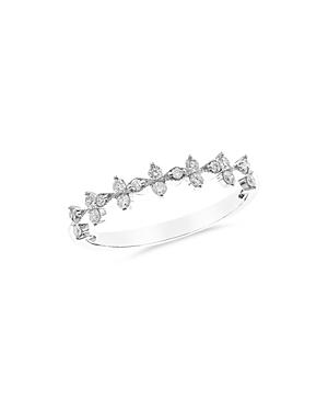 Bloomingdale's Diamond Scattered Band In 14k White Gold, 0.25 Ct. T.w. - 100% Exclusive