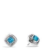 David Yurman Color Classics Earrings With Blue Topaz
