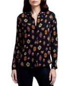 L'agence Holly Long Sleeved Blouse