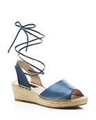 Steven By Steve Madden Isadora Metallic Wedge Sandals - Compare At $109
