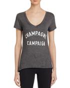 Knit Riot Champagne Campaign Tee - Compare At $55