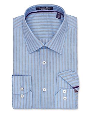 Robert Graham Kodiak Bengal Stripe Regular Fit Dress Shirt