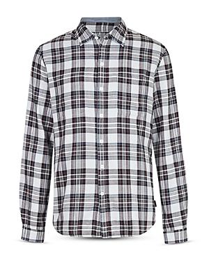 John Varvatos Star Usa Neil Regular Fit Reversible Plaid Button Down Shirt