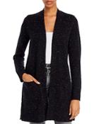 Theory Cashmere Donegal Knit Open Front Cardigan