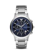 Emporio Armani Blue Dial Chronograph, 43mm