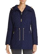 Laundry By Shelli Segal Mini Quilted Rain Anorak