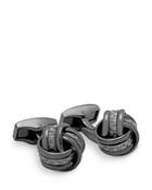 Tateossian Carbon Fiber Knot Cufflinks