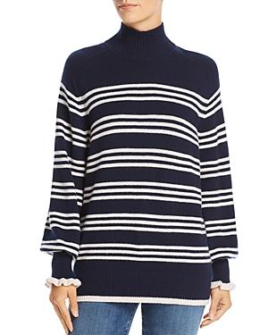 Rebecca Taylor Striped Merino-wool Sweater