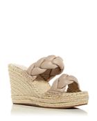 Kenneth Cole Women's Owen Braided Espadrille Wedge Heel Sandals