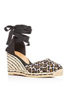 Castaner Women's Carina Ankle-tie Platform Wedge Espadrille Sandals