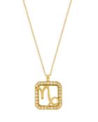 Bloomingdale's Diamond Cancer Pendant Necklace In 14k Yellow Gold, 0.19 Ct. T.w. - 100% Exclusive