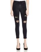 Nobody Cult Destructed Skinny Ankle Jeans In Bowie
