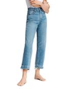 Rag & Bone/jean Ruth Super High-rise Straight-leg Jeans In Baby