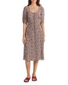 Gerard Darel Jahlya Floral Print Midi Dress