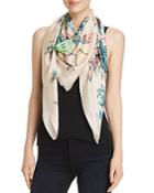 Echo Adelaide Floral Silk Square Scarf