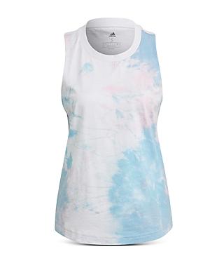 Adidas Cotton Tie Dyed Tank Top