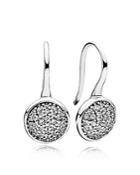 Pandora Earrings - Sterling Silver & Cubic Zirconia Dazzling Drop