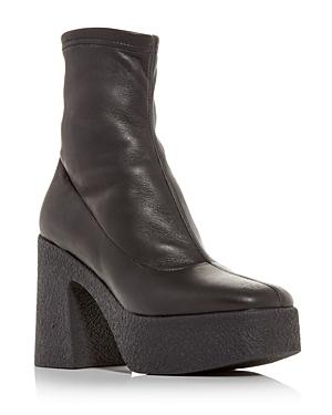 Brother Vellies Women's Empire Platform High Block Heel Booties