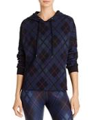 Aqua Athletic Plaid Hooded Sweatshirt - 100% Exclusive