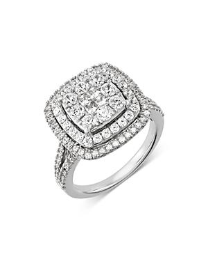 Bloomingdale's Diamond Tiered Ring In 14k White Gold, 1.50 Ct. T.w - 100% Exclusive