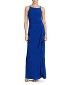 Lauren Ralph Lauren Embellished-strap Jersey Gown