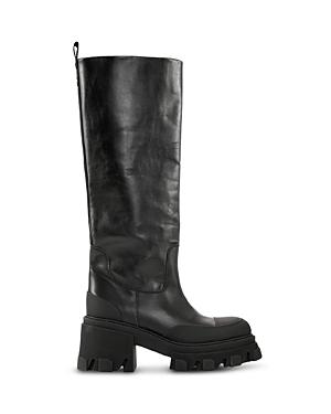 Ganni Women's Chunky Heeled Tubular Boots