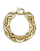 Roberto Coin 18k Yellow Gold Flat Oval Link Bracelet - 100% Exclusive