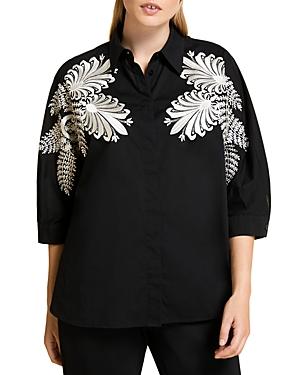 Marina Rinaldi Balzare Embroidered Shirt