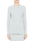 Theory Mouline Ribbed Sweater