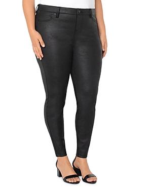 Liverpool Los Angeles Plus Madonna High Rise Coated Skinny Leggings