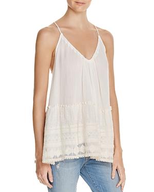 Ppla Chaser Gauze And Lace Top