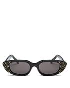 Celine Women's Slim Studded Cat Eye Sunglasses, 51mm