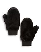 Vero Moda Faux Fur Mittens