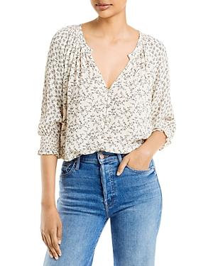 Rails Mariah Printed Smocked Top