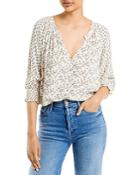 Rails Mariah Printed Smocked Top