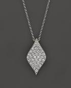 Roberto Coin 18k White Gold Diamond Drop Necklace, 18