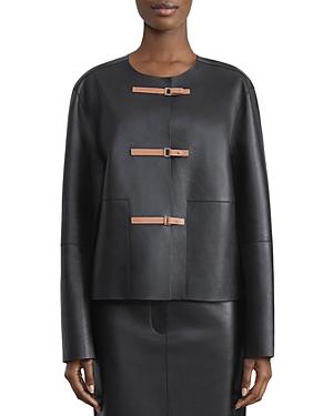 Lafayette 148 New York Nash Leather Jacket