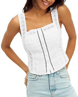 Free People Maggie Lace Tank Top