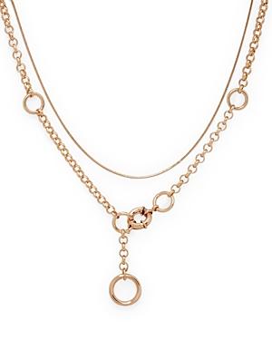 Aqua Two-layer Toggle Chain Necklace, 19 - 100% Exclusive