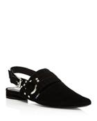 Opening Ceremony Alexx Suede Slingback Harness Flats